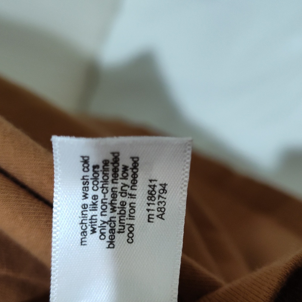 Lane Bryant Brown Puff Sleeve Blouse with Tie Front - Picture 8 of 8
